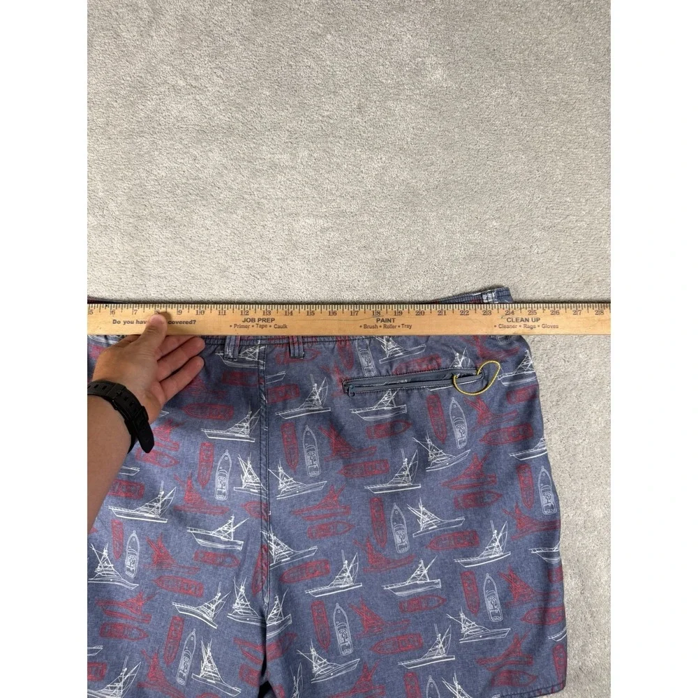 AFTCO Swim Trunks Mens‎ 2XL Bluewater Nylon Cut Liner** Shorts Boats Marine